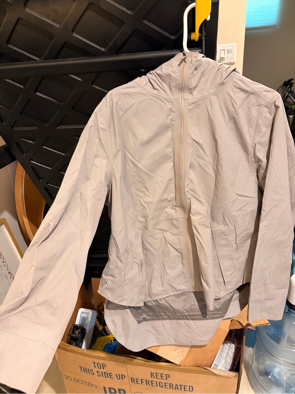 lululemon athletica Light Beige Hooded Utility Jacket